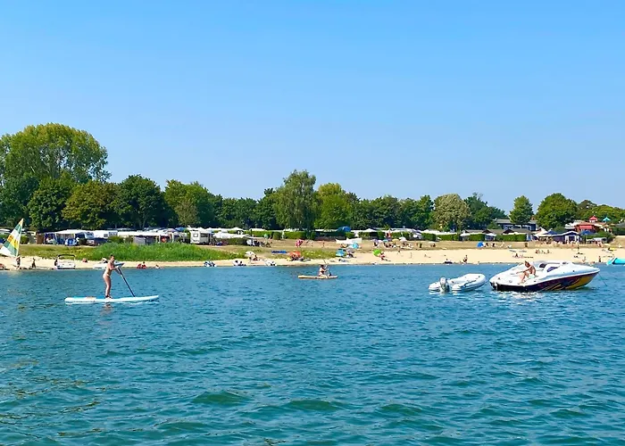 Houseboat In Lathumse Plas With Harbor Views Botel