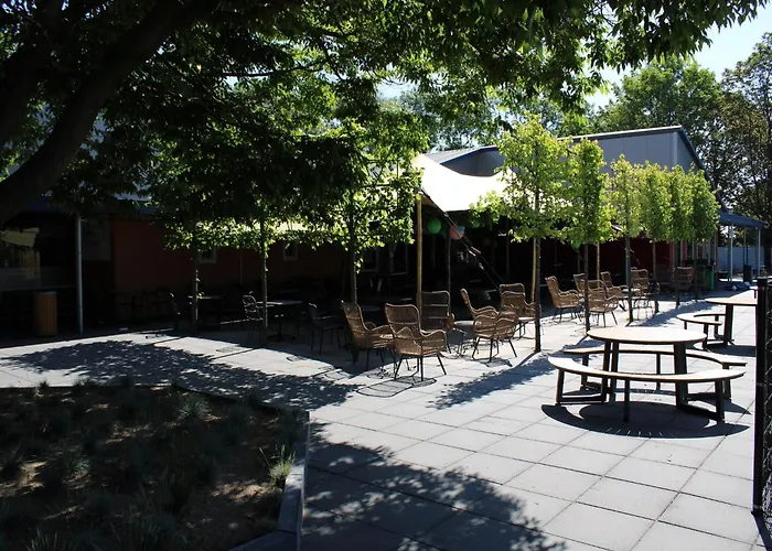Botel Houseboat In Lathumse Plas With Harbor Views Lathum