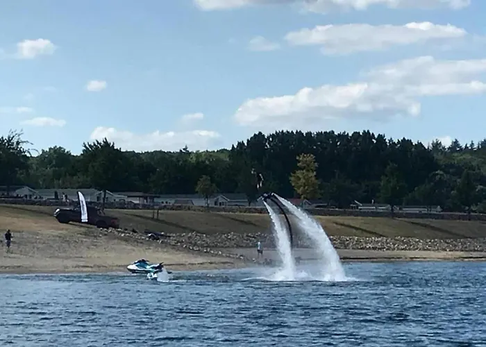 Botel Houseboat In Lathumse Plas With Harbor Views